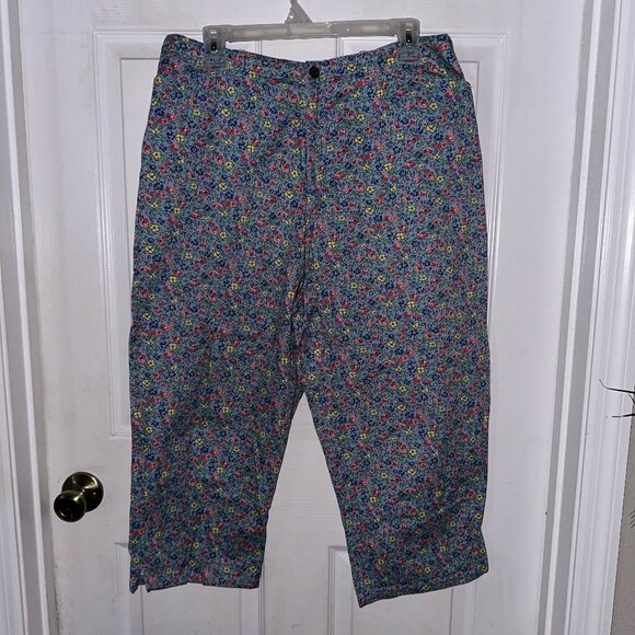 Vintage Crazy Horse Liz Claiborne Capris 14 - Picture 1 of 4